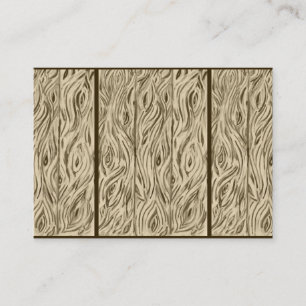 wood board French Oak inspired plank business card