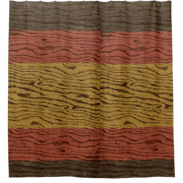 Wood Boards Germany flag Shower Curtain (Front)
