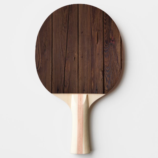 Wood Boards Wood Wall Texture Ping Pong Paddle (Front)
