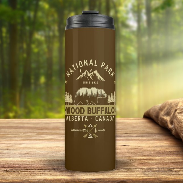 Wood Buffalo National Park Wilderness Scenery Thermal Tumbler (Creator Uploaded)
