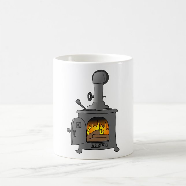Wood Burner Stove Coffee Mug (Creator Uploaded)