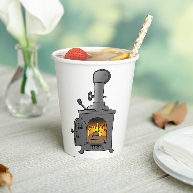 Wood Burner Stove Paper Cups (Creator Uploaded)