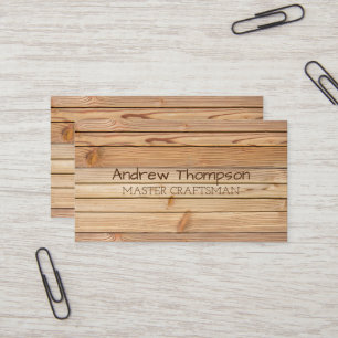 Wood Business Card