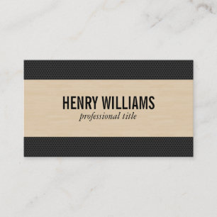 Wood / Carbon (print) Business Card