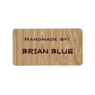 Wood / Carpenter hand made labels