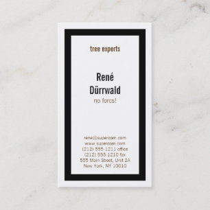 Wood Carver bold Business Card