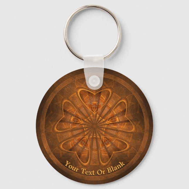 Wood Carving Key Ring (Front)