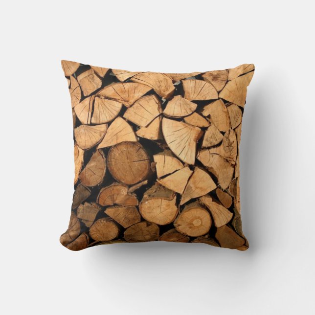 Wood Chips Cushion (Front)