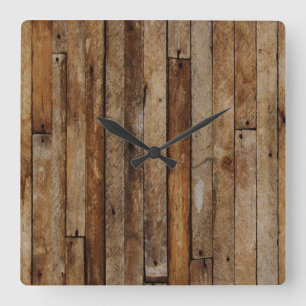 wood clock