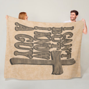 Wood Cross of Christ 3d Christian Design Fleece Blanket