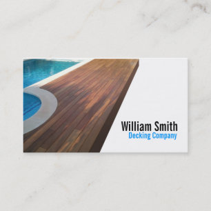 Wood Deck/Decking Contractor Business Card