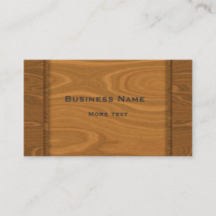 Wood Design Business Card