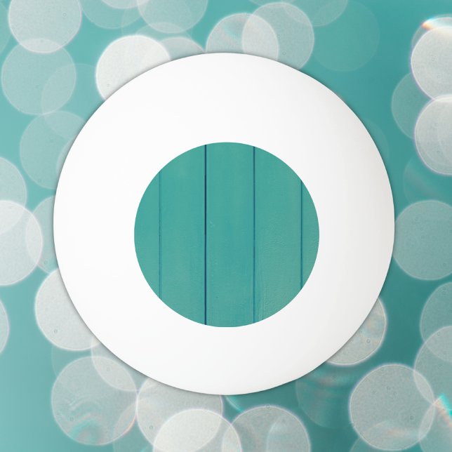 Wood Design in Teal | Three Star Ping Pong Ball (Creator Uploaded)