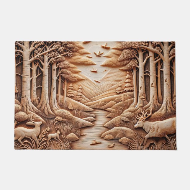 Wood Doormat (Front)