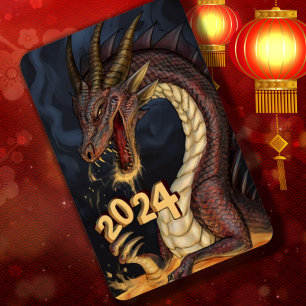 Wood Dragon 2024 Chinese New Year Lunar years Magnet