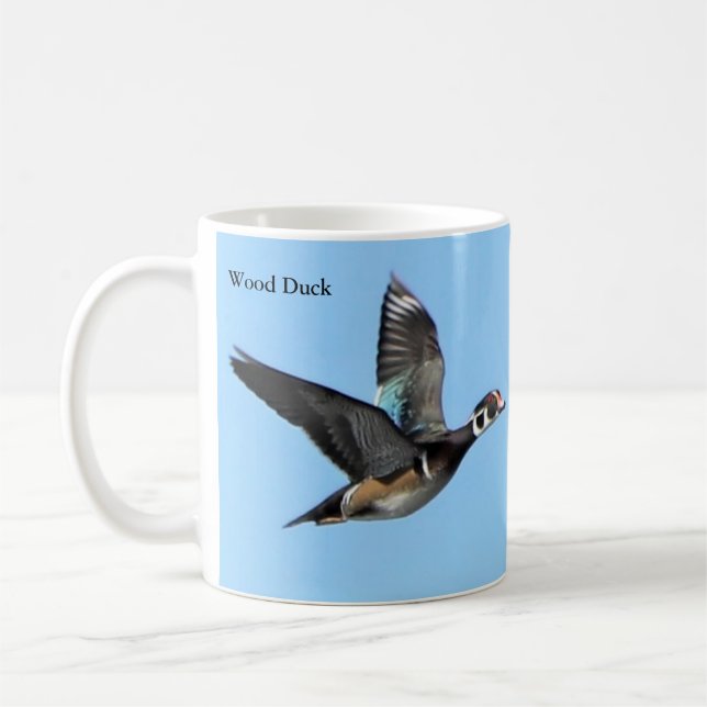 Wood Duck Coffee Mug by BirdingCollectibles (Left)