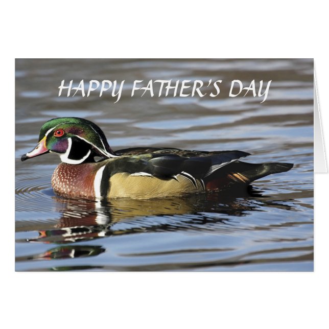 Wood Duck Father's Day (Front Horizontal)