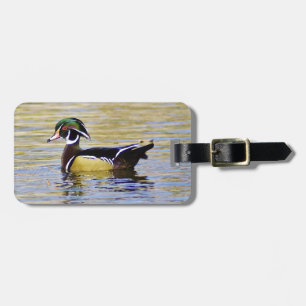 Wood Duck Luggage Tag