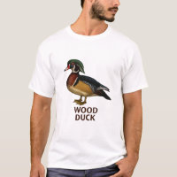 Wood Duck T-Shirt: Waterfowl Bird Design 