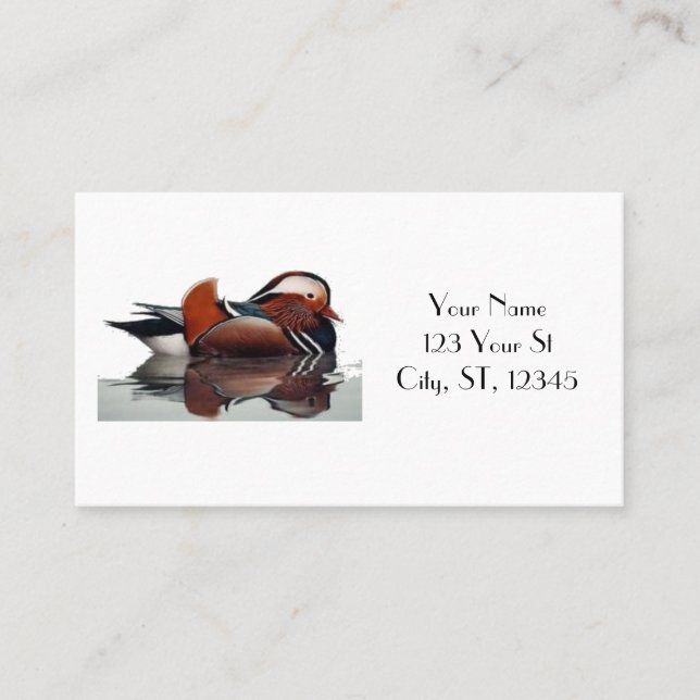 Wood Duck Thunder_Cove Business Card (Front)