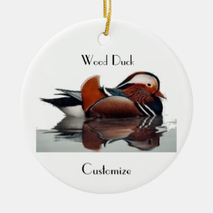 Wood Duck Thunder_Cove Ceramic Tree Decoration