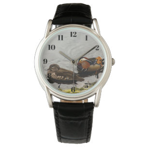 Wood Ducks Mated Pair Men's Watch