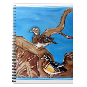 WOOD DUCKS SPIRAL NOTEBOOK