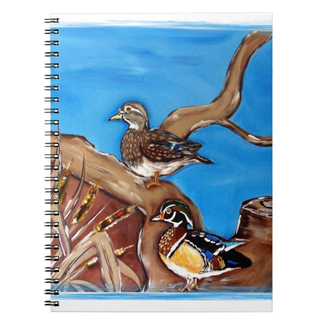 WOOD DUCKS SPIRAL NOTEBOOK (Front)
