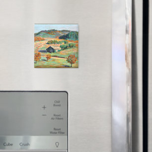 Wood - Early Fall Landscape Magnet