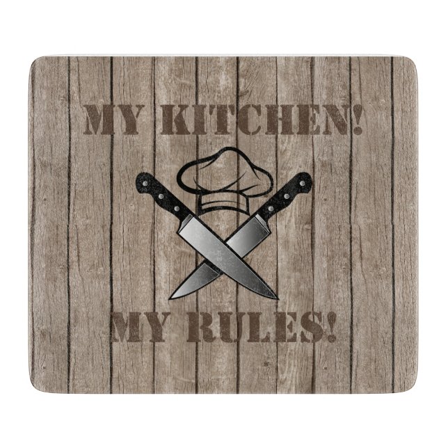 Wood effect Kitchen Cutting Board (Front)