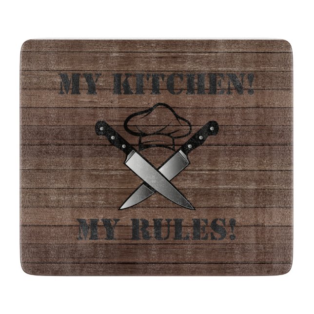 Wood effect Kitchen Cutting Board (Front)