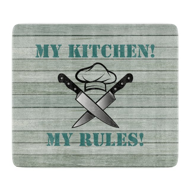Wood effect Kitchen Cutting Board (Front)