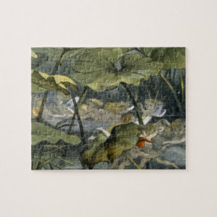 Wood Elves at Play, illustration from 'In Fairylan Jigsaw Puzzle
