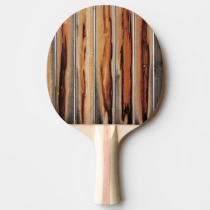 Wood Fence Texture Cool Unique Ping Pong Paddle