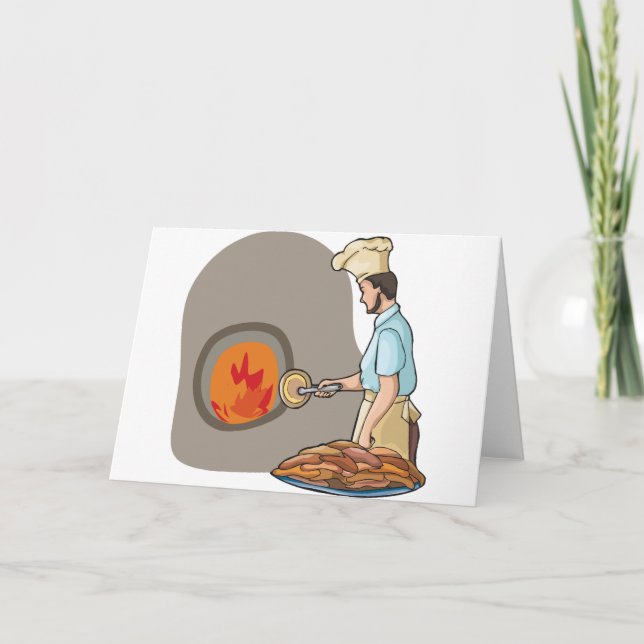 Wood Fired Pizza Oven Chef Card (Front)