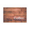 Wood Floor Simple Loyalty Coffee Punch-Card