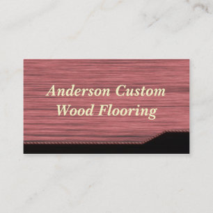 Wood Flooring Business Card