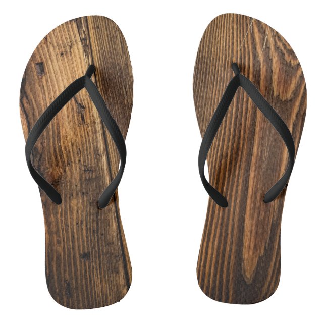 Wood Flop Flops Jandals (Footbed)