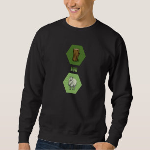 Wood for Sheep Strategy Resource Management Board  Sweatshirt