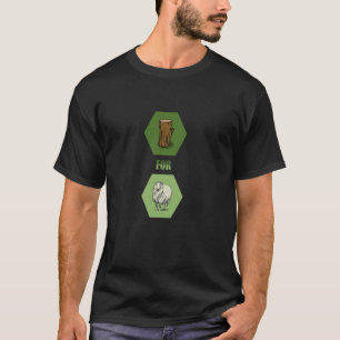 Wood for Sheep Strategy Resource Management Board T-Shirt