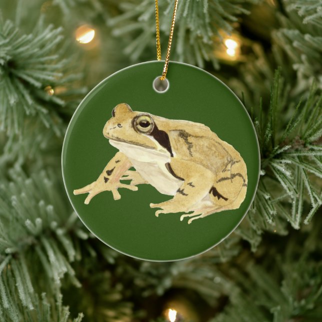 Wood Frog Ceramic Tree Decoration (Tree)