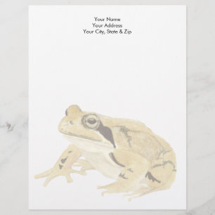 Wood Frog Custom Letterhead