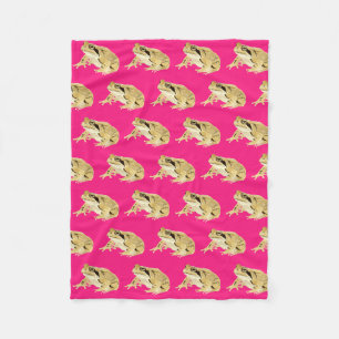 Wood Frog Fleece Blanket