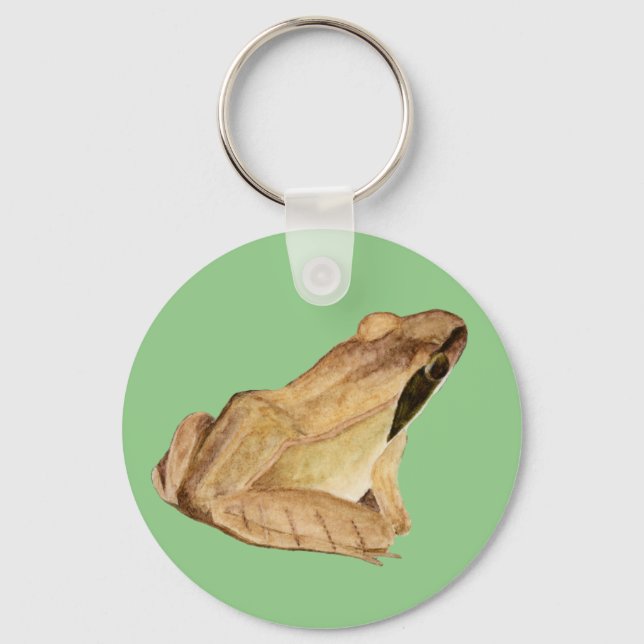 Wood Frog Key Ring (Front)