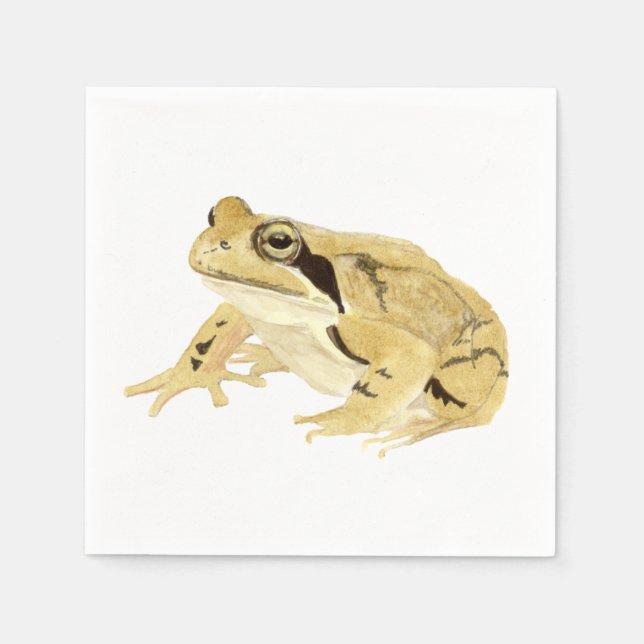 Wood Frog Napkin (Front)