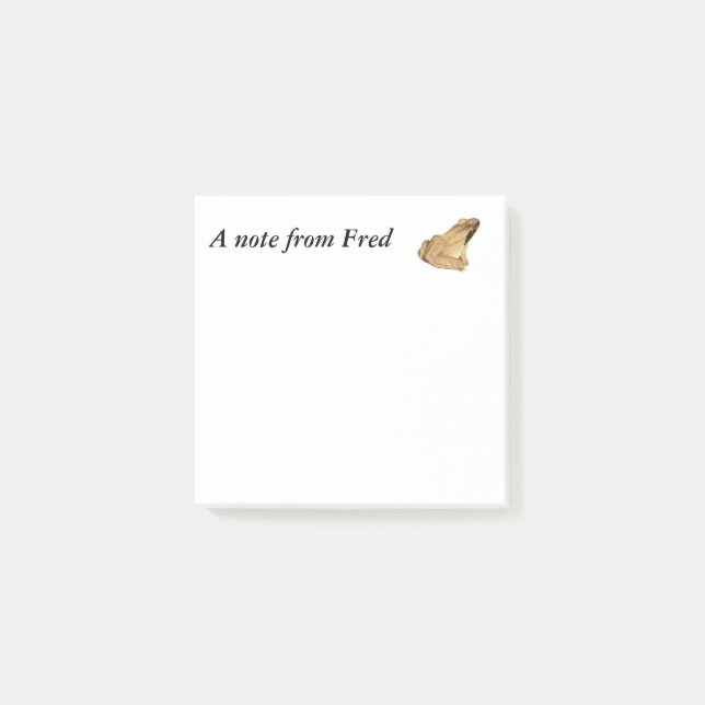 Wood Frog Post-it Notes (Front)
