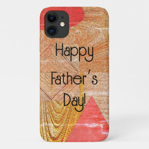 Wood - geometric shapes  - Father’s day Case-Mate iPhone Case