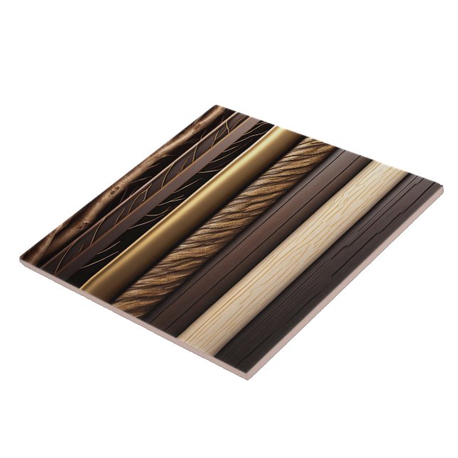 Wood Gold Popular Art Lamperia Collection Tile (Side)