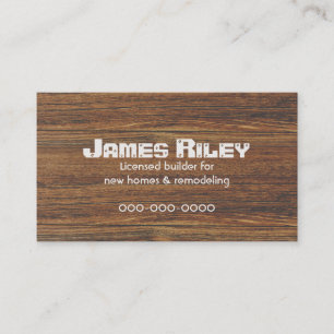 Wood Grain background Business Card