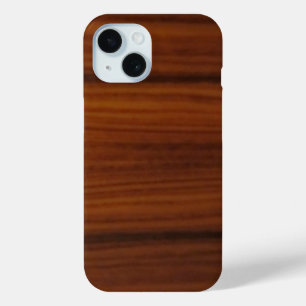wood grain iPhone 15 case